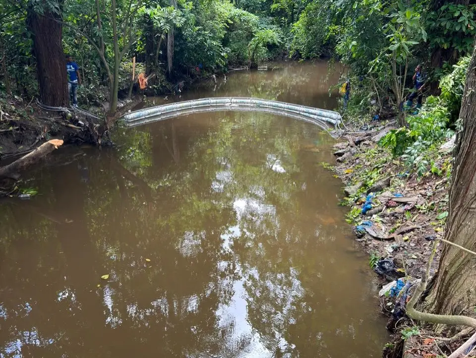 Inauguran biobarda en el río Pontón para fortalecer la protección ambiental en La Vega (2)